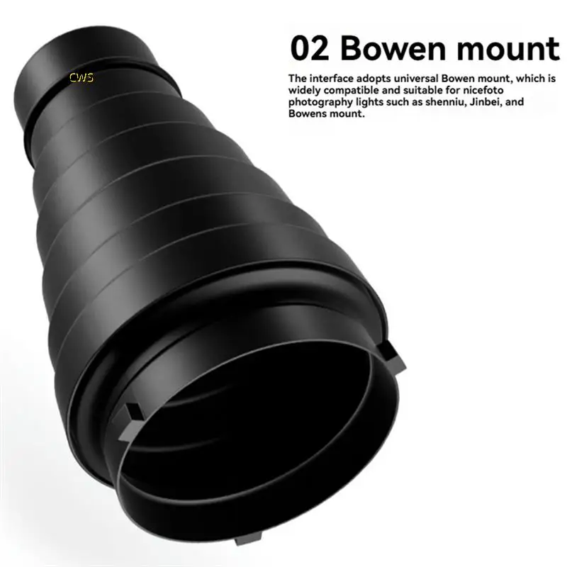 Крепление для большой вспышки Snoot, фурнитура для фотостудии, аксессуары для Godox S-Type DE300 SK400 II