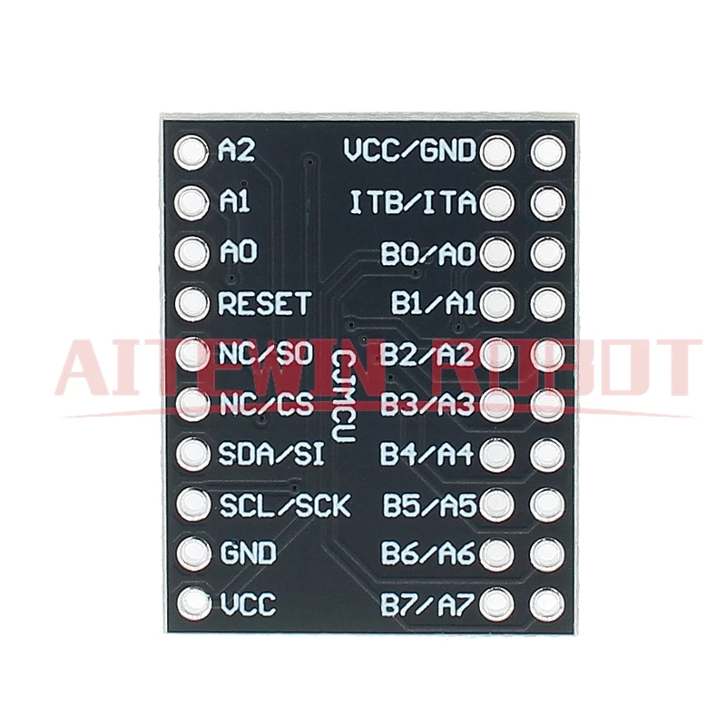 MCP23017 I2C Interface 16bit I/O Extension Module Pin Board IIC to GIPO Converter 25mA1 Drive Power Supply for Arduino and C51