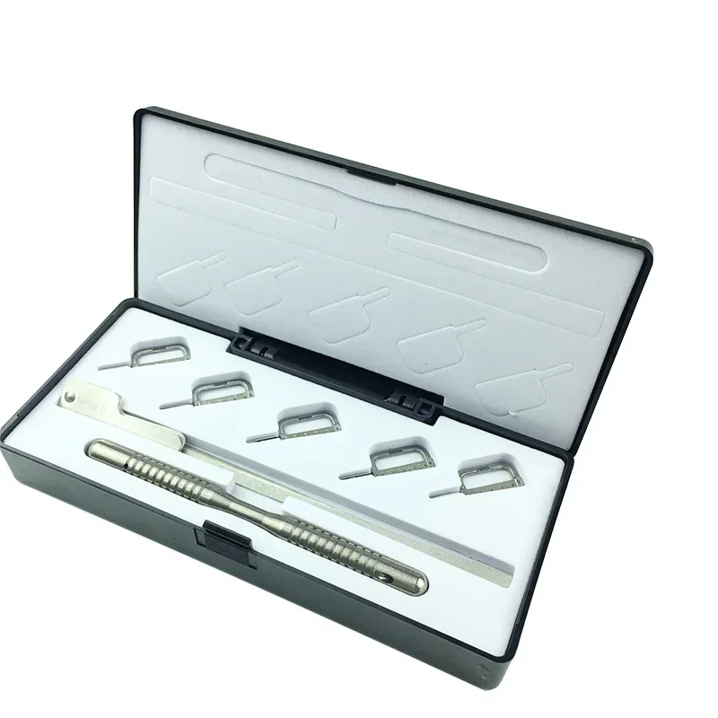 

Dentals Interproximal Enamel Reduction IPR Kit Automatic Strip 15/24/40/60/90HD Double Sided Polishing Strip Orthodontic Tool