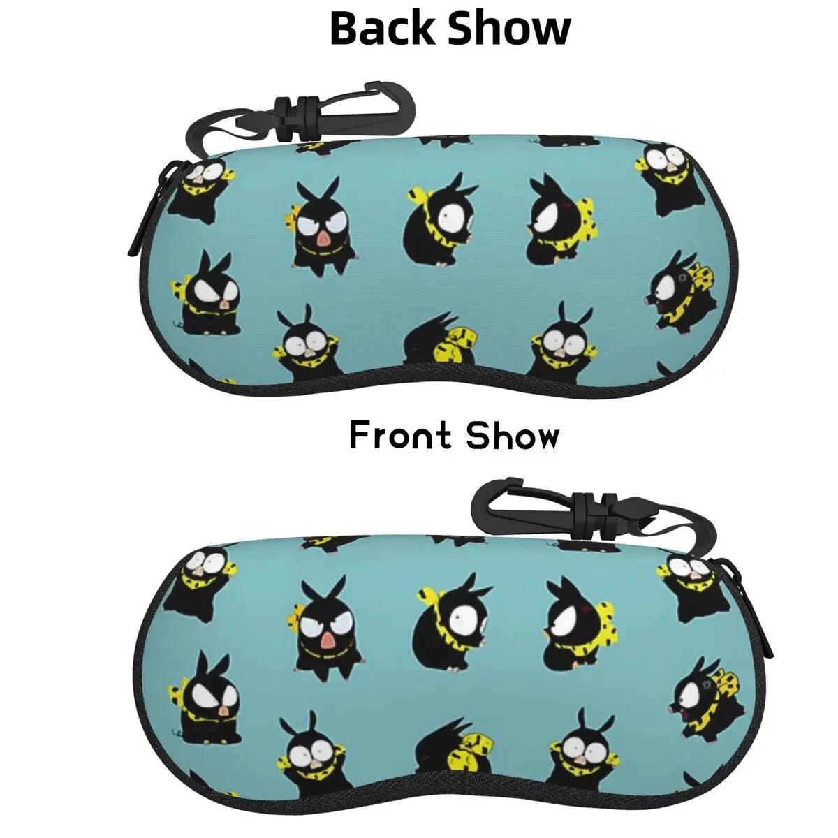 

P Chan Ranma Shell Glasses Case Protective Sunglasses Box Women Men Soft Eyeglasses Bag Pouch