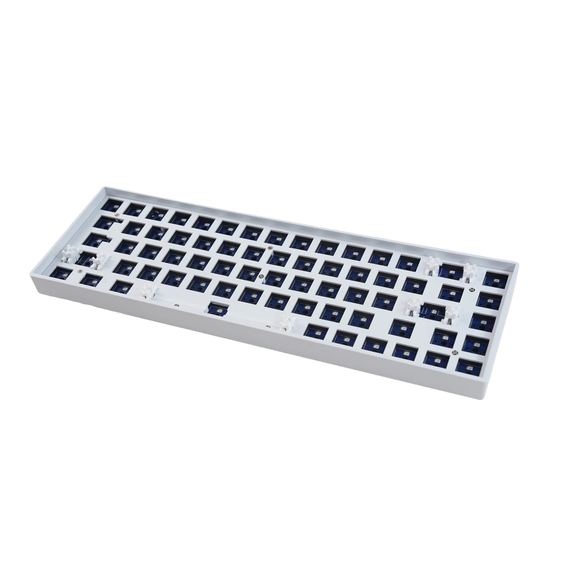 kit faca voce mesmo de teclado mecanico programavel hw68 kit barebone bluetooth 24g tipo c bateria 3000mah luz de fundo rgb para win mac 01