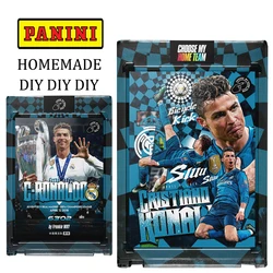 Panini star card DIY homemade Cristiano Ronaldo Peerless barbs Real madrid Christmas Birthday Gift Basketball Collectible Cards