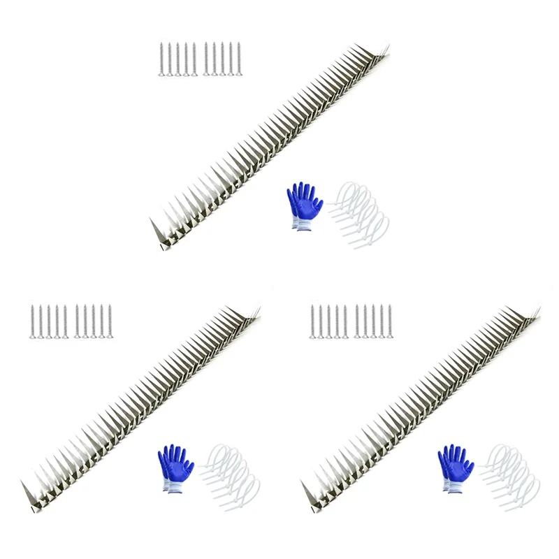 

A38Q-3X Anti Rat Snake Squirrel Baffle Blocks The Rat Crawling Natural Gas Water Pipe Air Conditioning Stab Cover Spikes 0.5M