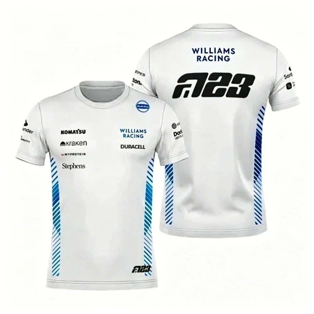 T-shirt Unisex Casual Sports Round Neck Top for F1 Fans Collection - view 4