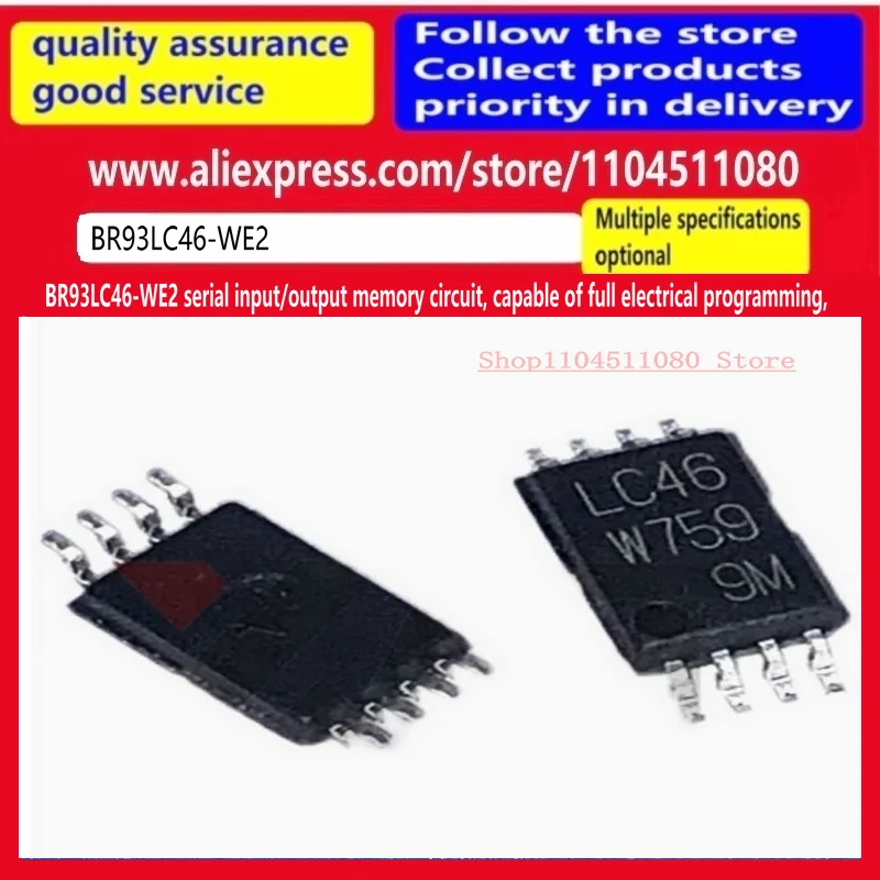 10PCS/ BR93LC46-WE2…