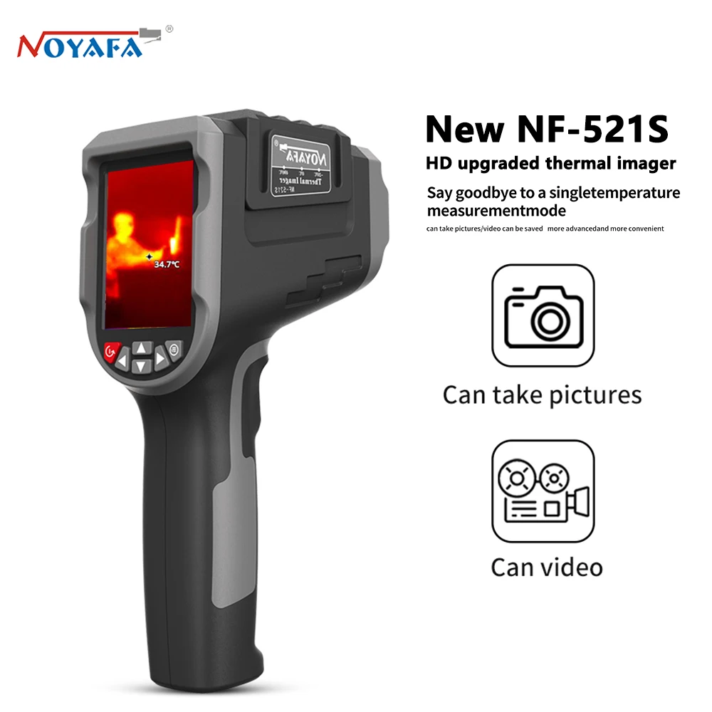 Noyafa NF-521S Thermal Imaging Camera Digital Night Vision Infrared Thermometer Handheld High Definition Thermal Camera