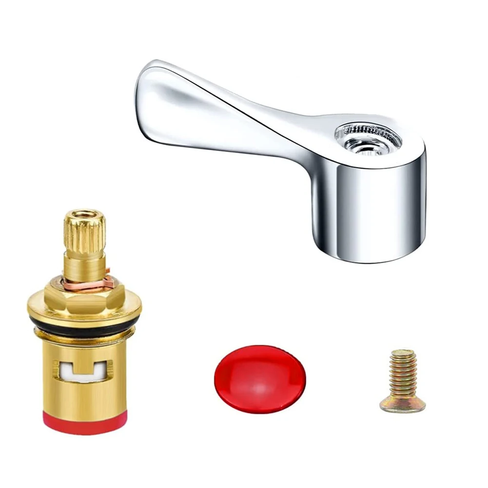 

Картридж для крана, набор клапанов для ванны, поворотные картриджи, сальник, умывальник, 1/2 дюйма, латунный керамический диск, четверть, кухня, ванная комната