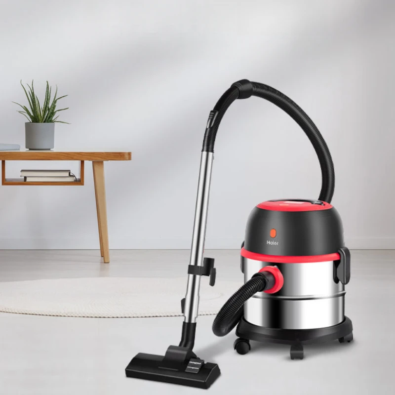 Пылесос 20-литровый бытовой домашний пылесос с большой мощностью всасывания, автомобильный бочкообразный пылесос для сухой и влажной уборки HZ-T720R