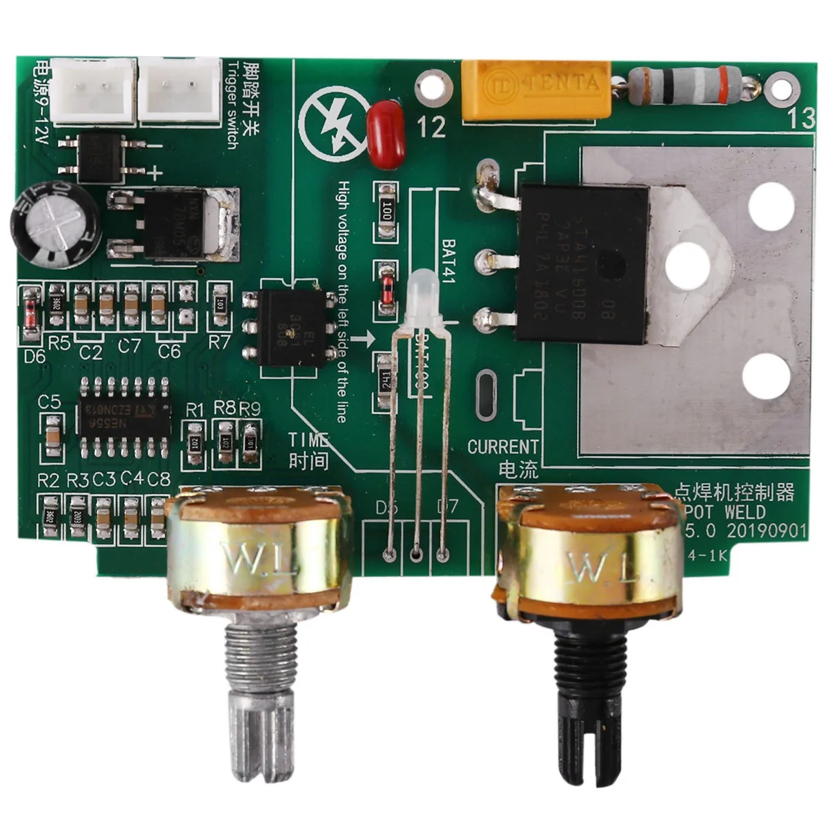 AA87C Spot Welding Machine Control Board Replace Time Relay Adjust Time Current Transformer Spot Welding Machine Control Board