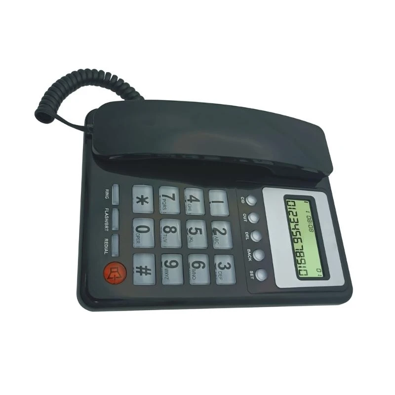 A52B Landline Telephone Desktop Telephone Fixed Telephone Caller Telephone Front Desk Home Office with Call Display Telephone