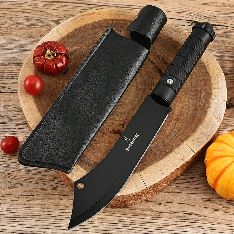 Kitchen Boning Knife Chef Utility Knives Meat Cleaver Fruit Knife 铝 Hand-Forged Knife with Aluminum Cover