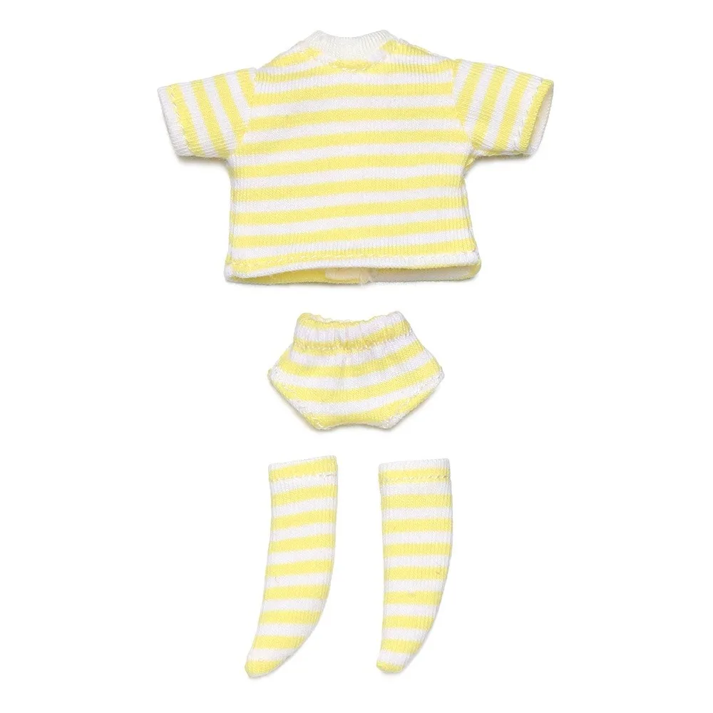 

Футболка с игрушкой «сделай сам», Ob11, одежда для куклы, шорты, носки, нижнее белье для куклы ручной работы, вязаный свитшот, трехсекционный OB11, полосатые топы, кукла BJD