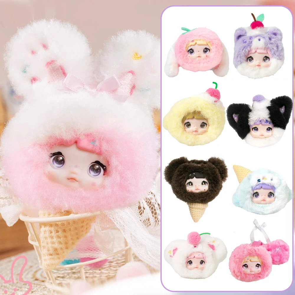 

Nommi Glutinous Rice Ball 100% Blind Box MINI Pendants Anime Doll Surprise Kawaii Vinyl Plush Mystery Box Toys Boy Girl Gifts