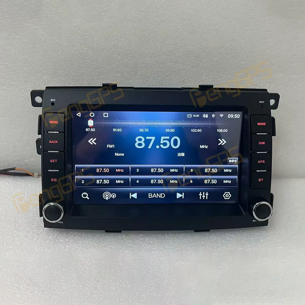 Car Accessories Radio For Kia Sorento 2009-2012 Android Auto GPS Navigation Multimedia Stereo Receiver Head Unit Offline Maps