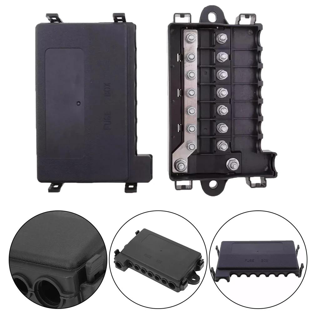 

Power Distribution Busbar 7 Way 32V Car For Midi Fuses Box Block Holder 15A-250A For RV Car Automotive Boat