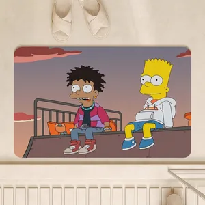 سجادة MINISO-Simpsons غير قابلة للانزلاق ، سجادة غرفة المعيشة ، ديكور غرفة النوم ، ممسحة شرفة أفضل 10 عائلة سمبسون غامضة مبيعا - رقم 3