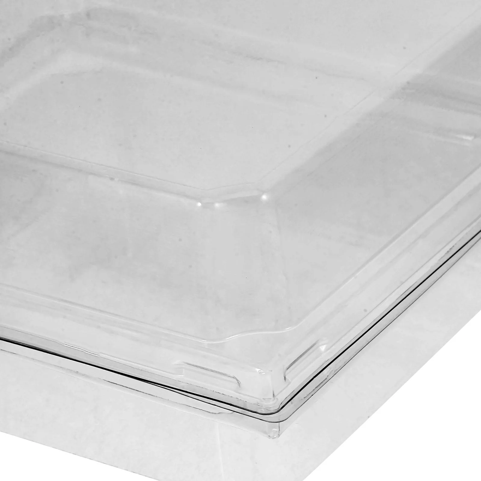 

50pcs Cake Transparent Sandwich Containers For Bakery Dessert Storage Muffins Box Chocolate Boxes Packaging Pastry Cupcake