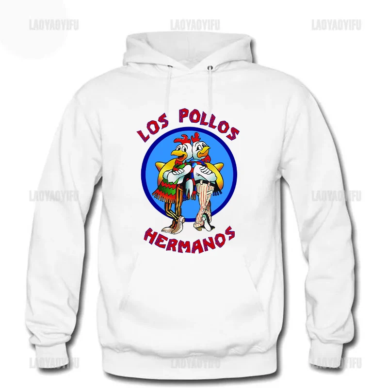 Men Los Pollos Hermanos Breaking Bad Better Call Saul Hoodies Sweatshirt Hooded Clothing Tracksuit Pullover Sudadera Hombre