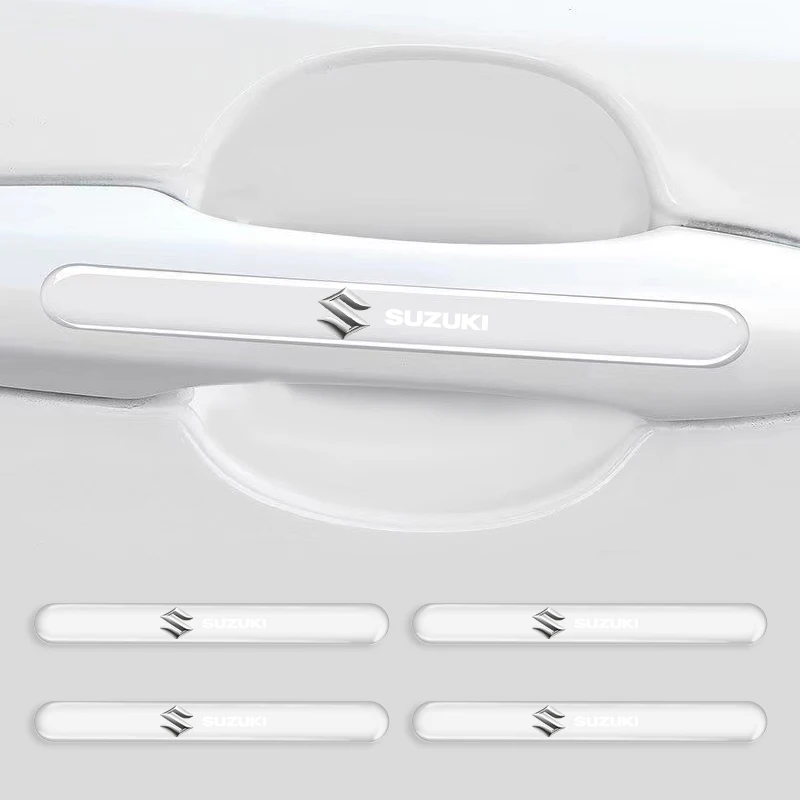 

Для Suzuki Swift Samurai Vitara SX4 Jimny Alto Kaiser прозрачная полоса для двери автомобиля, зеркало заднего вида, защитная полоса от столкновений