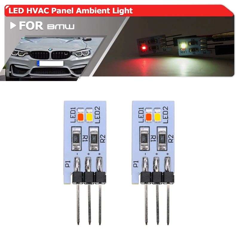 LED HVAC Panel Perimeter Backlights For BMW 3Series F30 F31 F34 M3 4Series F32 F33 F36 M4 Radio AC Console Panel Ambient Lights