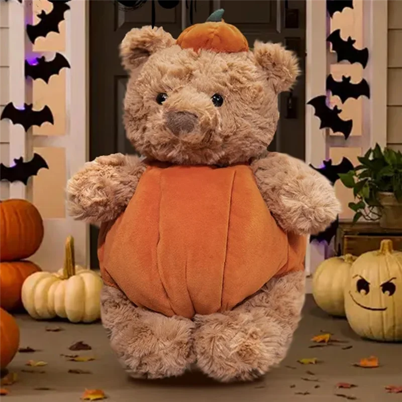 

M15kpumpkin Bear Plush Toy Doll Plush Bear Gift