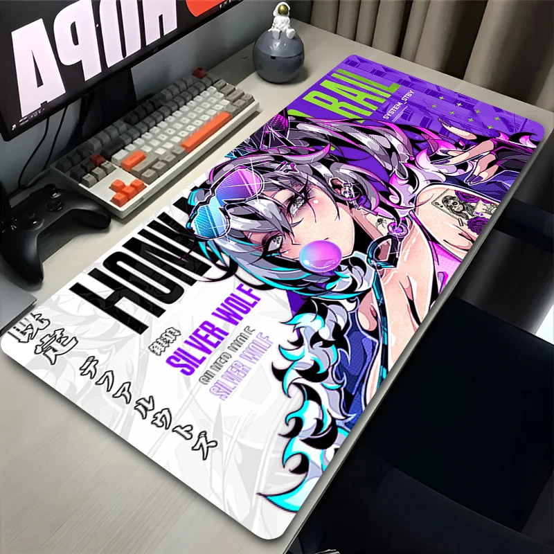 Kawaii Mouse Pad PC H-honkai Star Rail Gaming Desk Mouse Mat