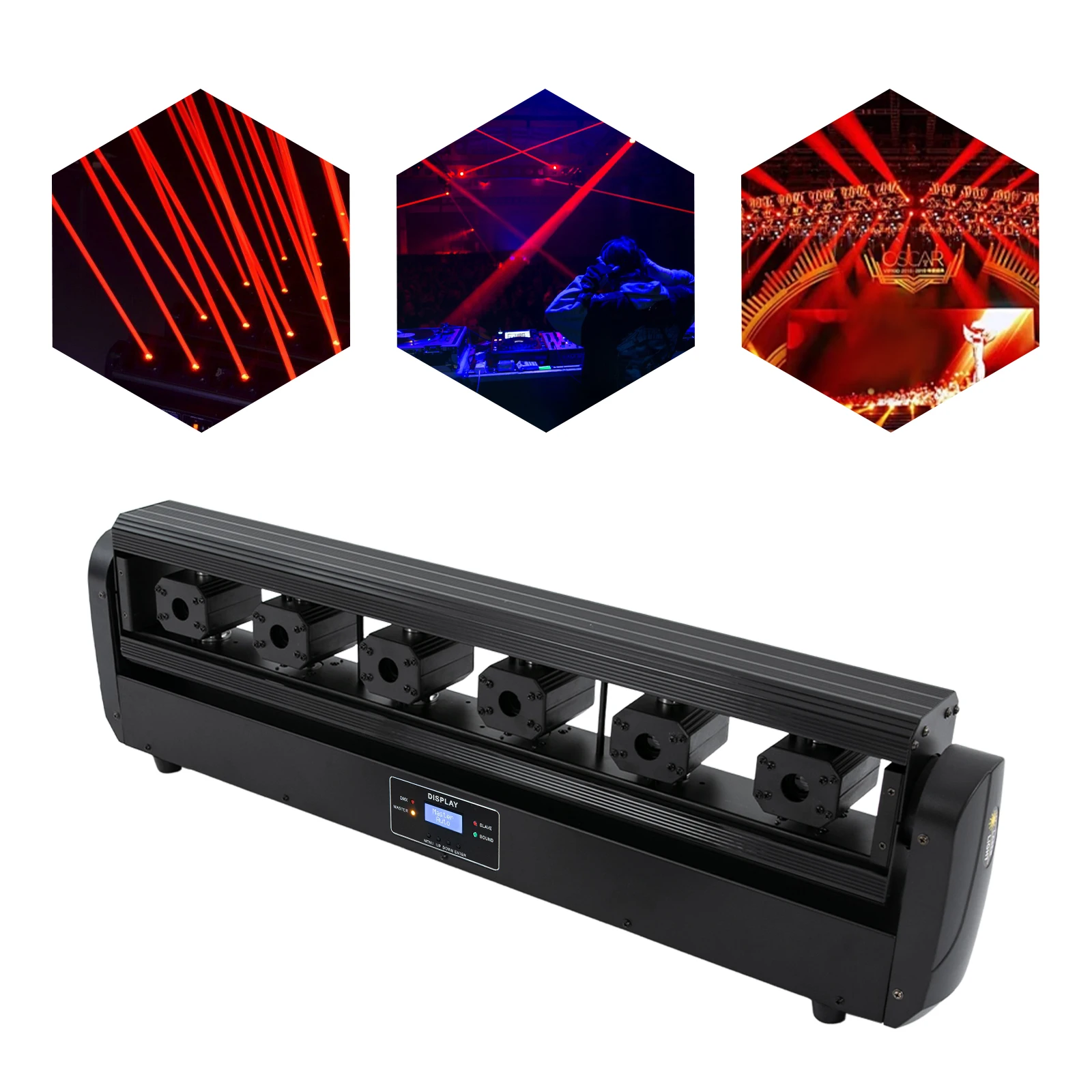 

6 Lamp Heads Moving Head Light, Red Dj Lights,Stage Lights,For Weddings,Birthday Parties,Banquets,Bars,Concerts,Dance Halls,Ktv