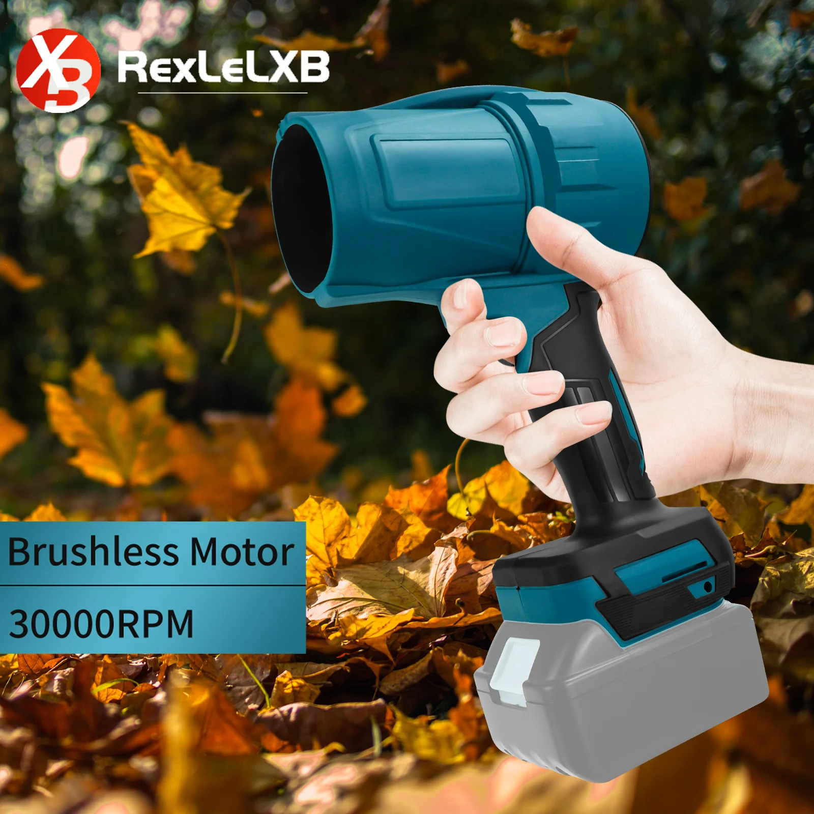 

Brushless Turbo Jet Fan for Makita 18V Battery 30000RPM Jet Dry Blower Cordless Air Blower Violent Dust Blowing Tool(No Battery)