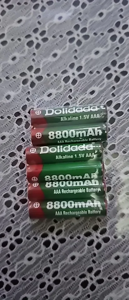 

AAA and AA Rechargeable Batteries USB Lithium-ion 3400mWh 1.5V AA Rechargeable Batteries+800mWh 1.5V AAA Battery+ Type-C Cable