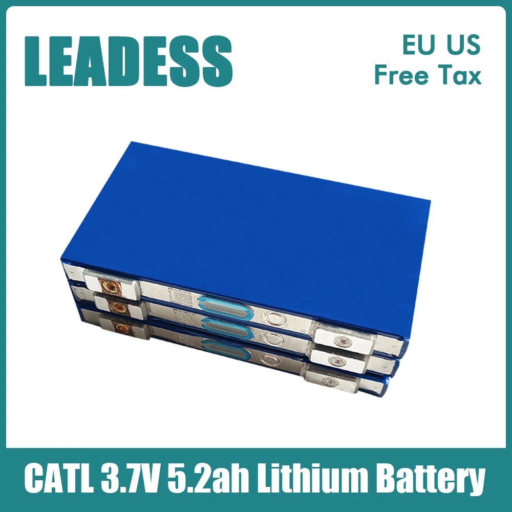 

CATL 3.7V 5.2Ah NCM Prismatic Lithium Ion Power Rechargeable Li-NMC Battery for Power Car and Cycling Chassis Battery