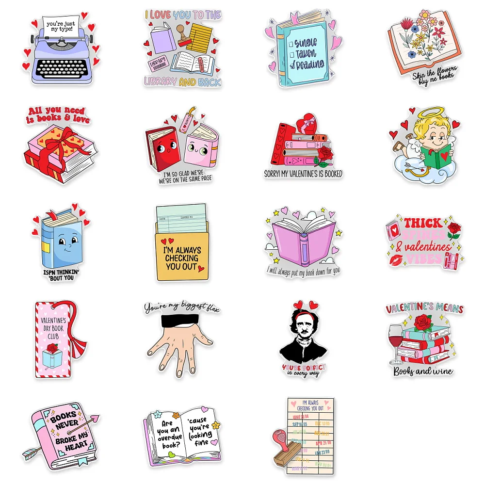 

1 шт. акриловые шармы для обуви на День святого Валентина для любителей книг — милый литературный декор для обуви с сердечками и дизайном пишущей машинки