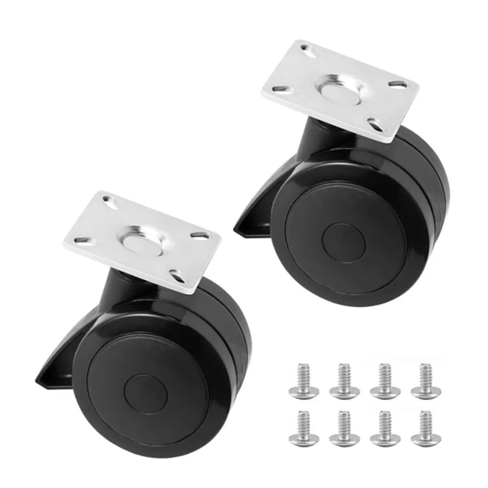 2pcs BBQ 69827 69828 Replacement Wheel Set For Weber For Spirit 200/300 Grills 4651240551 Locking Roller With Plate And Screws