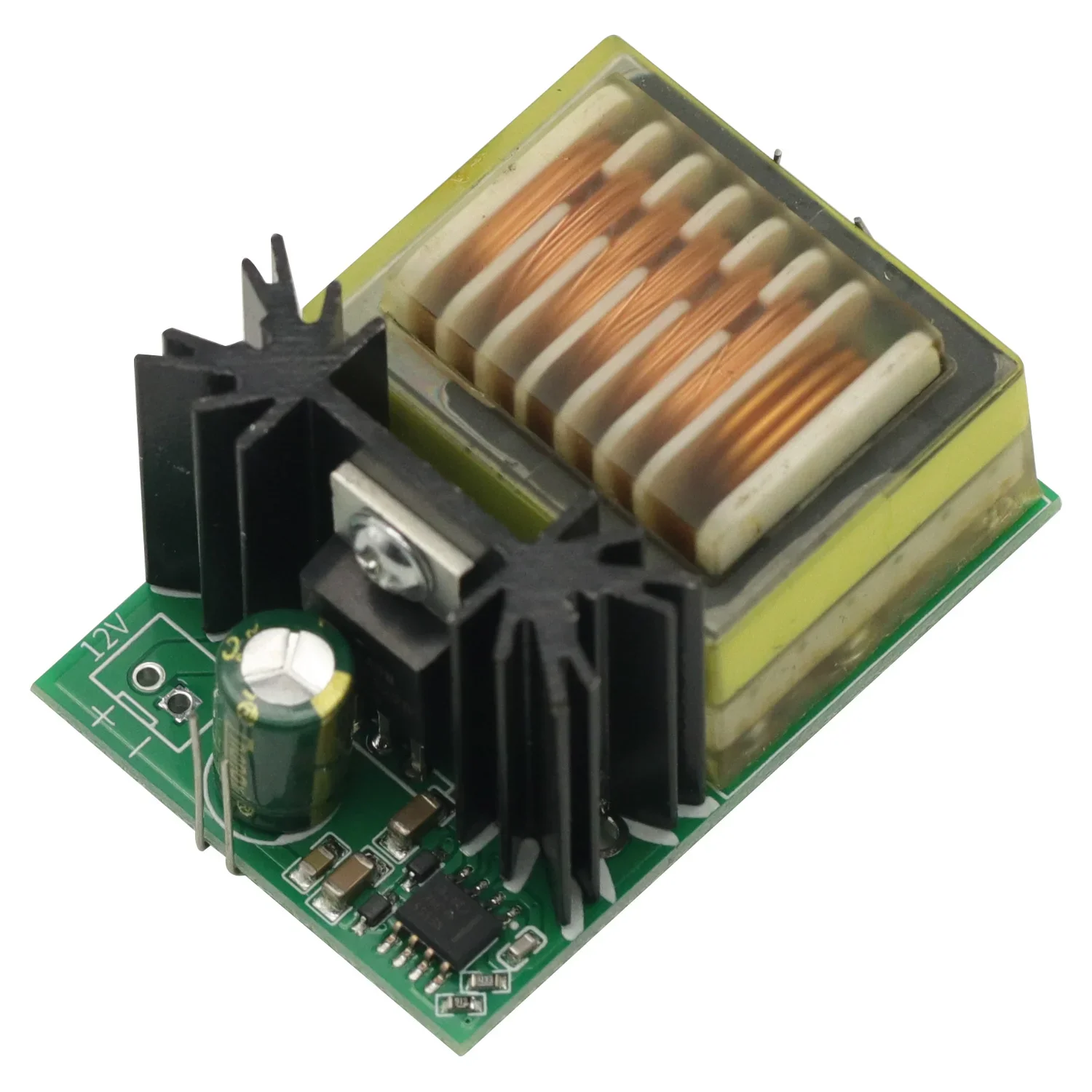 เครื่องกำเนิดไฟฟ้าโมดูลแรงดันสูง15KV 1ชิ้นโมดูลจุดระเบิดอุตสาหกรรมความถี่สูง20kHz