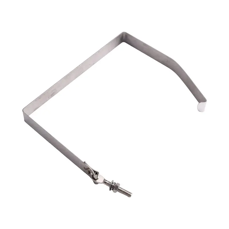 Chrome Battery Strap For Sportster Motorcycle Battery Cover Hold Down Strap For Custom 883 1200 XLC XLH XLS 1998-2003-N25