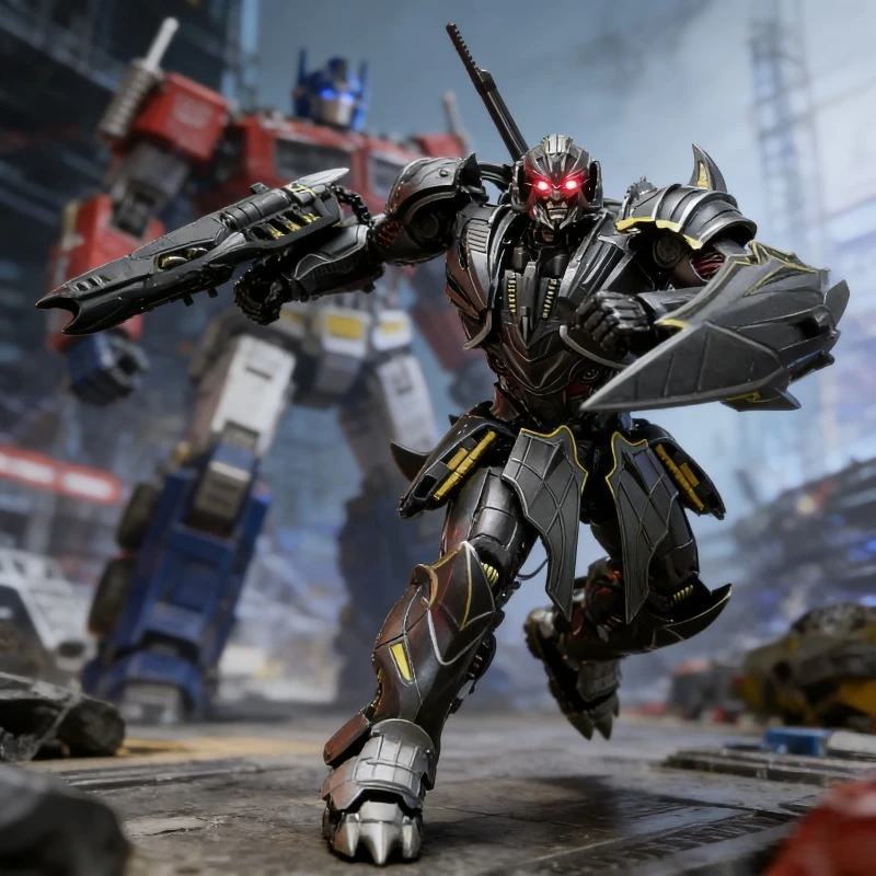 

В наличии: Трансформер Galvatron Megatron KO UT R-03 Tank Oversized Hair Glow BMB, робот-трансформер BS-02 BS02, игрушка, фигурка из фильма