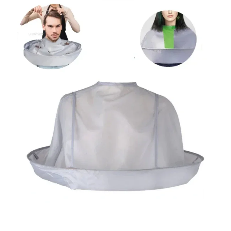 DIY Hair Cutting Cape Umbrella Cloak Cutting Cloak Wrap Hair Shave Apron Hair Barber Gown Cover Household Cleaning Protecter