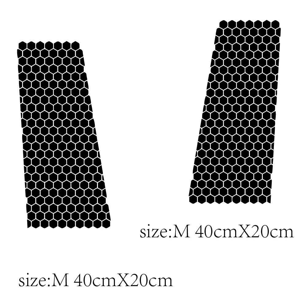 ملصقات بنمط قرص العسل من الفينيل لنافذة السيارات ملصقات فنية من الفينيل بنمط فني لجسم السيارة مقاومة للماء