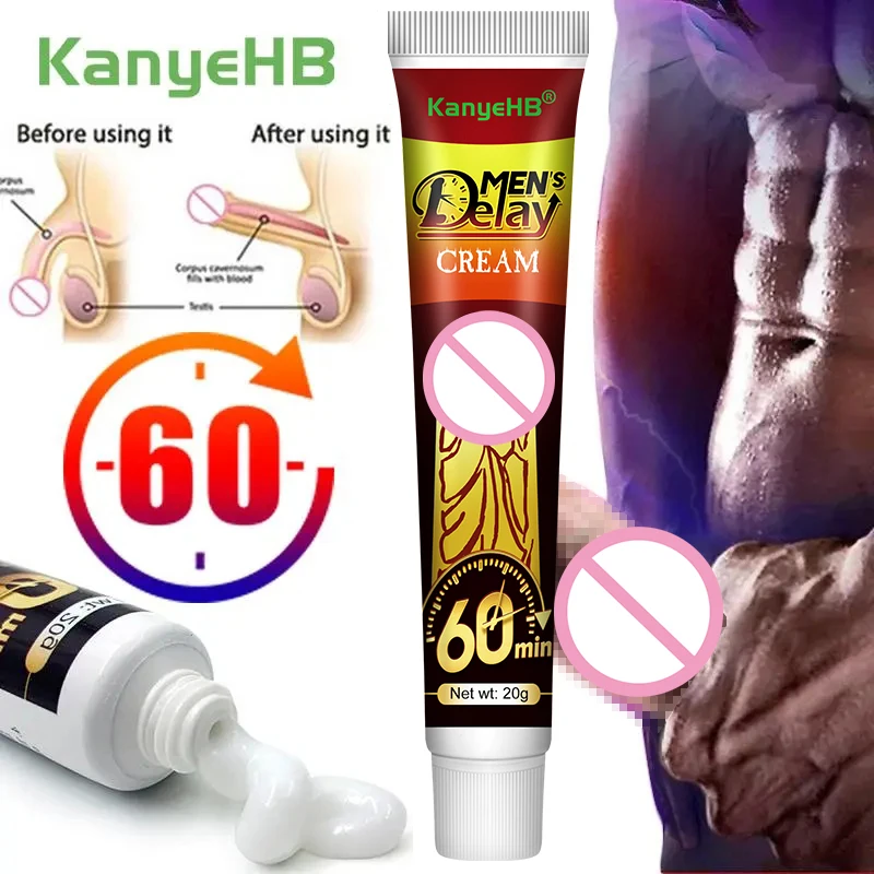 1Pcs Sex Delay Cream For Man Anti Premature Ejaculation Prolong 60 Minutes Sex Penis Enlargment Reduce Sensitivity Ointment G045