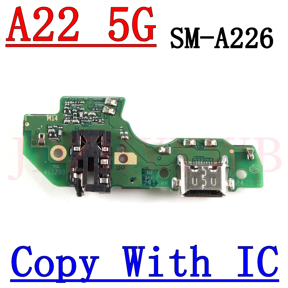 USB Charge Port Jack Dock Connector Charging Board For Samsung Galaxy A22 5G SM-A226B A226B/DS Motherboard Main Flex Cable