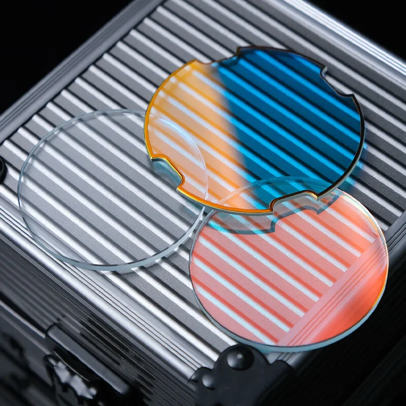 時計レンズ用透明ガラスミラー,ミネラル,白,虹色,赤色光,dz4318,dz4323,dz4344,dz4500,dz4512,dz4476