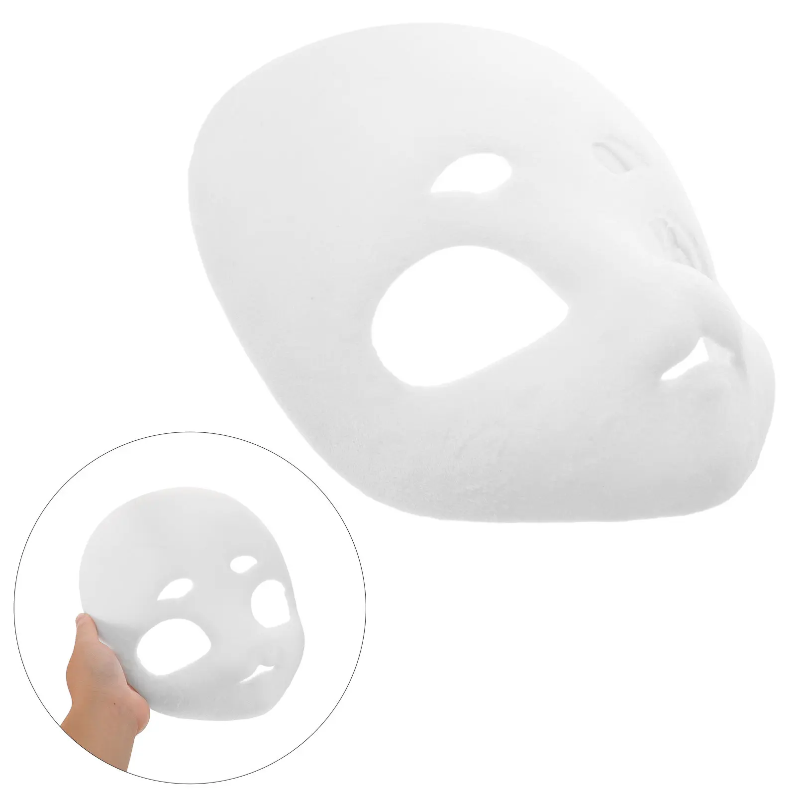 

Заготовка маски в виде головы животного для самостоятельной росписи, косплея, фурсьюта, костюма на Хэллоуин, маскарада, карнавала, милый зоомаскарадный головной убор