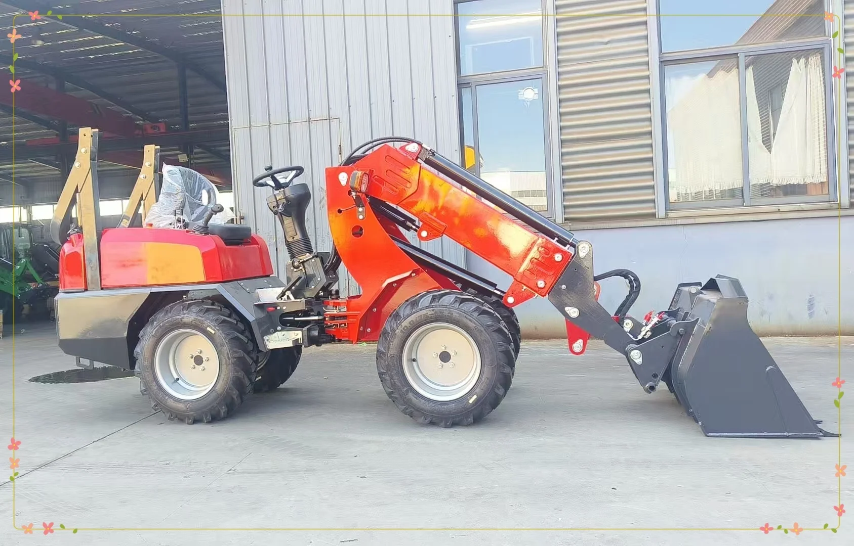 Nicosail KZL918  Telescopic Wheel Loader CE EPA Strong Power Stable Running for Engineering Farm Landscaping Project