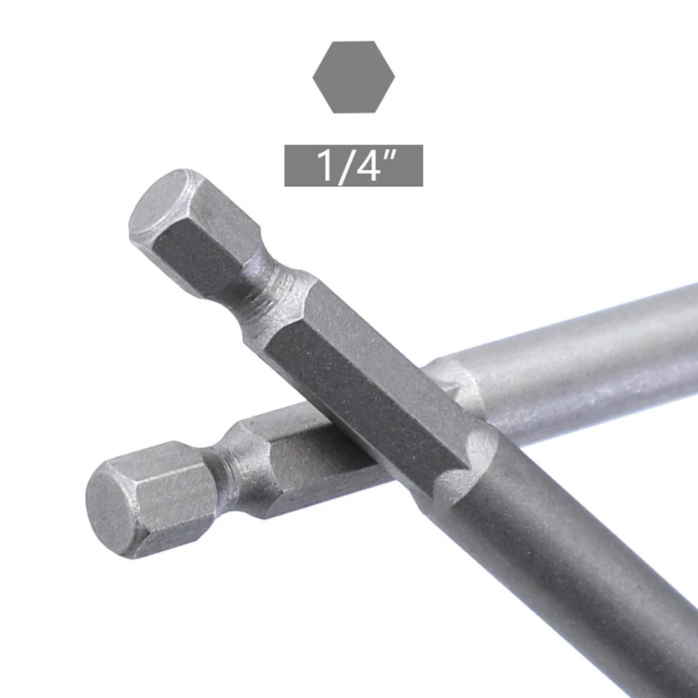 200mm Electric Wrench Extension Bar Socket Adapter Hex Shank To 1 4 3 8 1 2 Extension Bits Rod Quick Change Hand Tool