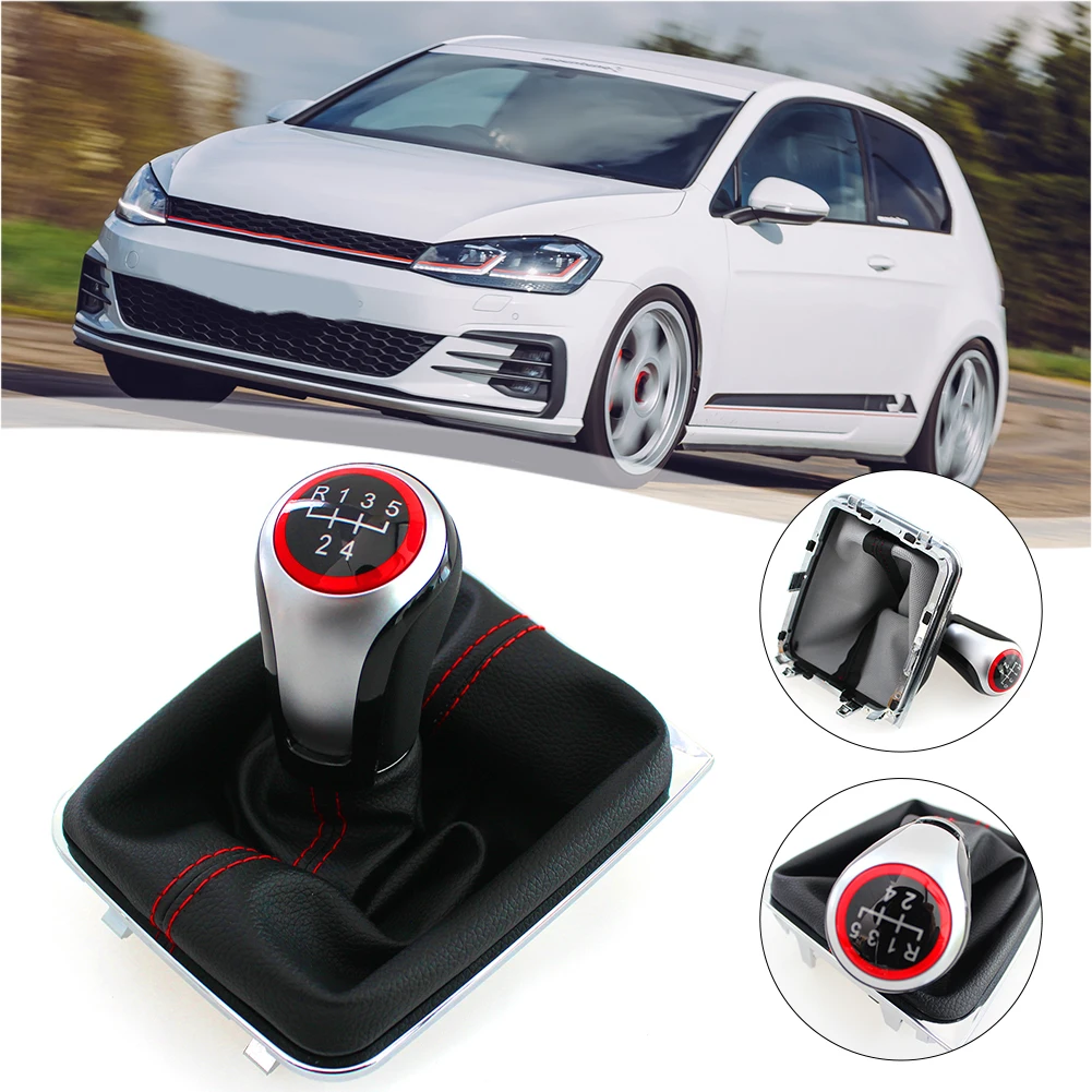 

Car Manual Transmission Modified Shift Knob Integrated 5-Speed LHD For Golf 7 For MK7 For GTI For GTD 2013-2018 Gear Shift Knob