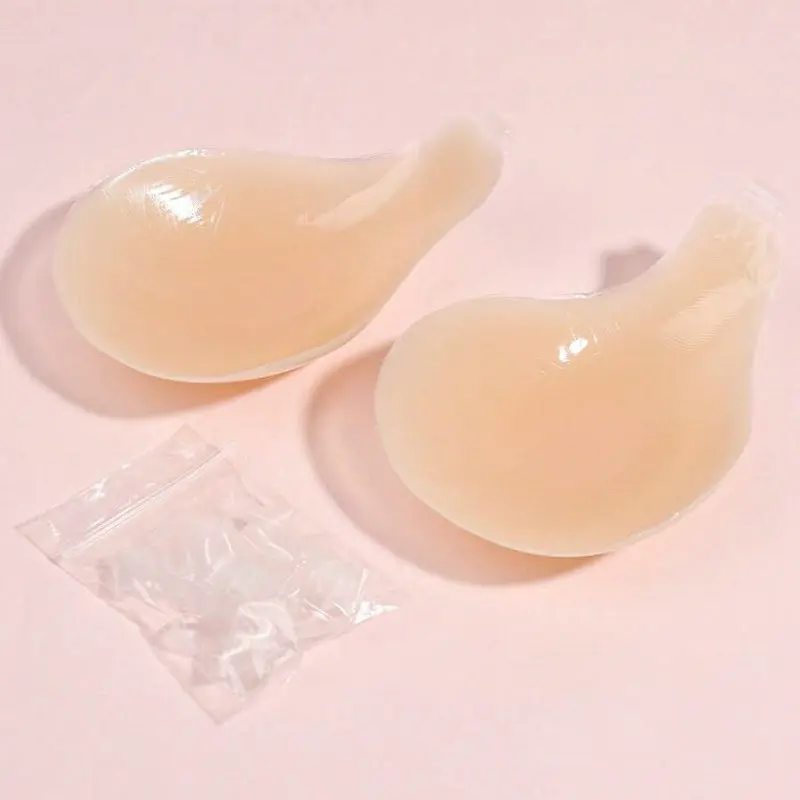 Neck‑Hanging Transparent Silicone Bra Seamless Push Up Breast Patches for Women Daily Wear