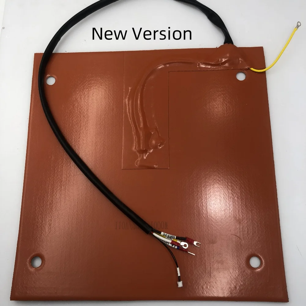 Funssor Creality K2 Plus 8MM Thickness Aluminum Alloy Heated Bed Upgrade Kit with 1000Watt Silicone Pad