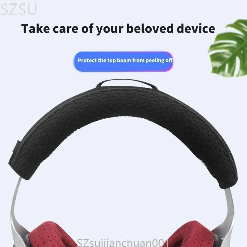 Headband Cover Protectors For Focal Clear mgPro Headsets Comfortable Fabric Headbeam Cover With Smooth Zippers Headband