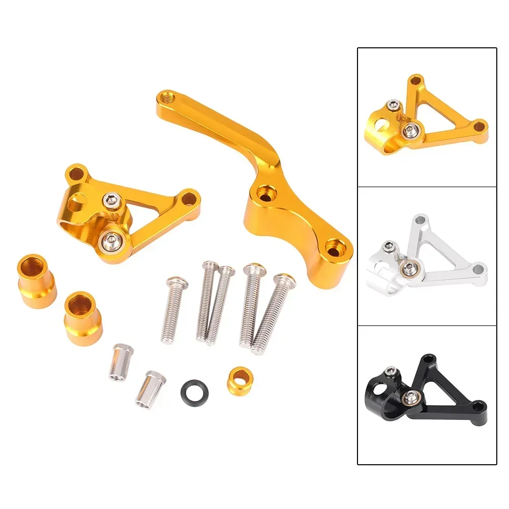 

For DUCATI 696 796 795 Aluminum Alloy Motorcycle Steering Damper Stabilizer Bracket Mounting Holder Kits