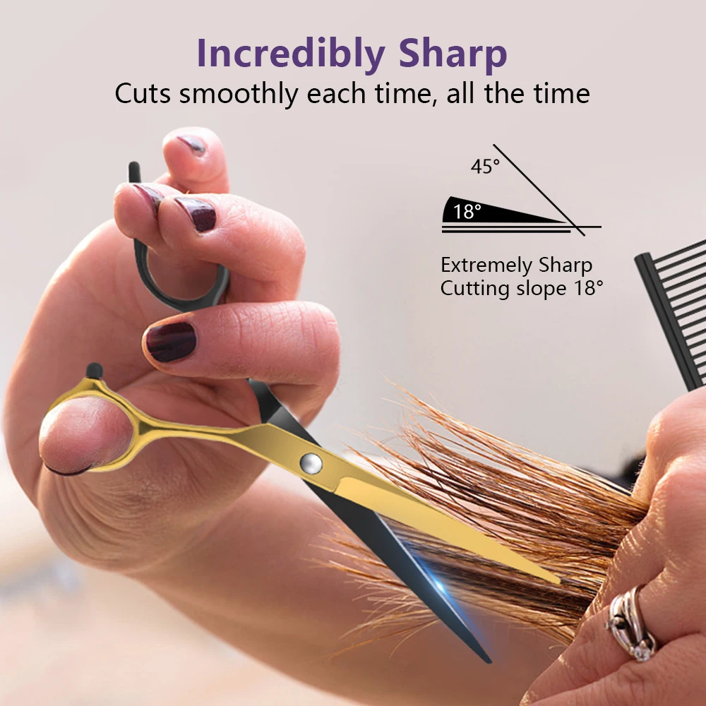 Professional Hairdressing Scissors Barber Set Hairdresser Hair Beauty Scissors Set Cutting Hair Thinning Salon Tools