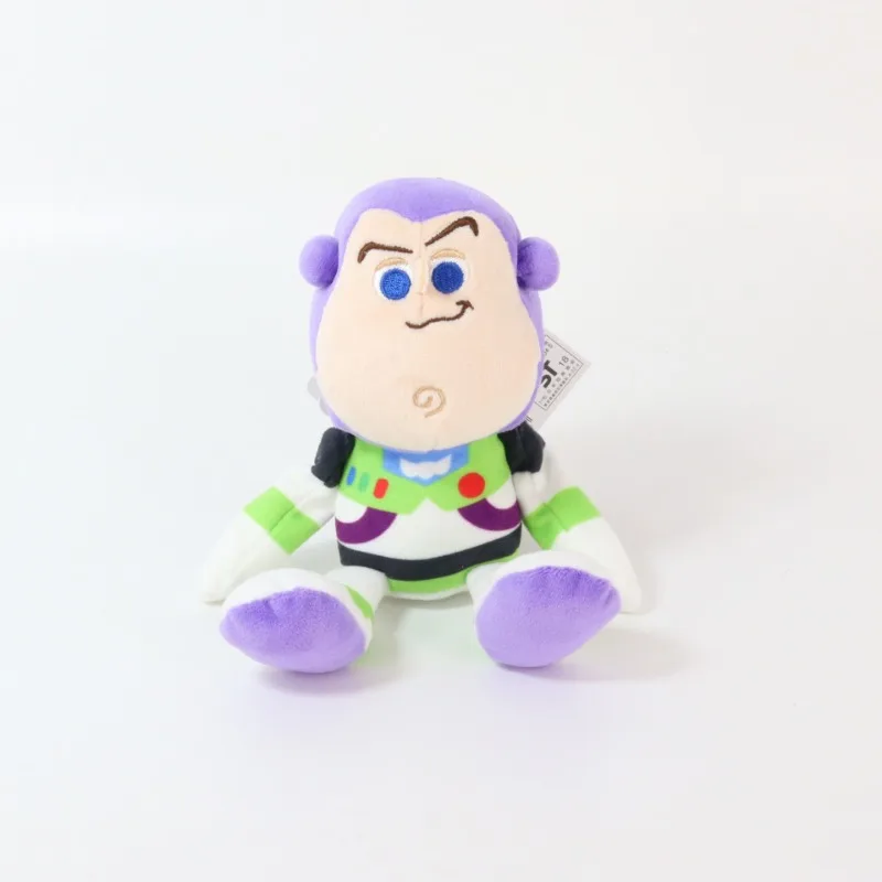 18CM Kawaii Disney Toy Story Woody pluche kussen Buzz Lightyear Alien schattige pluche sleutelhanger rugzak hanger meisje cadeau